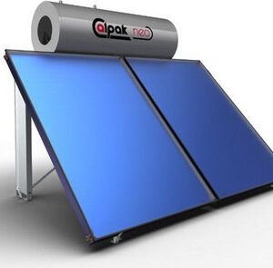 Calpak Neo Ηλιακός Θερμοσίφωνας 200lt 4m² Τριπλής Ενέργειας Κεραμοσκεπής
