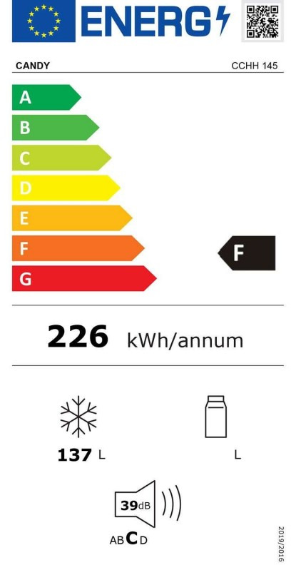 Candy CCHH 145 Καταψύκτης Μπαούλο 137lt