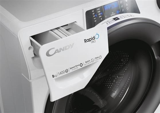 Candy RP 486BWMR/1-S Πλυντήριο Ρούχων 8kg 1400 Στροφών