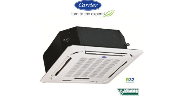 Carrier 42QTD024R8S/38QUS024D8S Επαγγελματικό Κλιματιστικό Inverter Κασέτα 24000 BTU με Ψυκτικό Υγρό R32