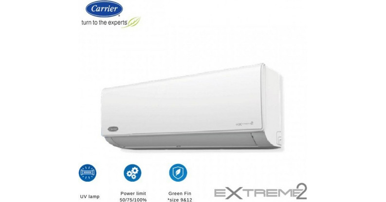 Carrier Extreme Series 2 42QHG009D8SE/38QHG009D8SE Κλιματιστικό Inverter 9000 BTU A++/A+++ με Wi-Fi