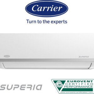 Carrier Superia 42QHB009D8SP/38QHG009D8SP Κλιματιστικό Inverter 9000 BTU A++/A+ με Ιονιστή και Wi-Fi