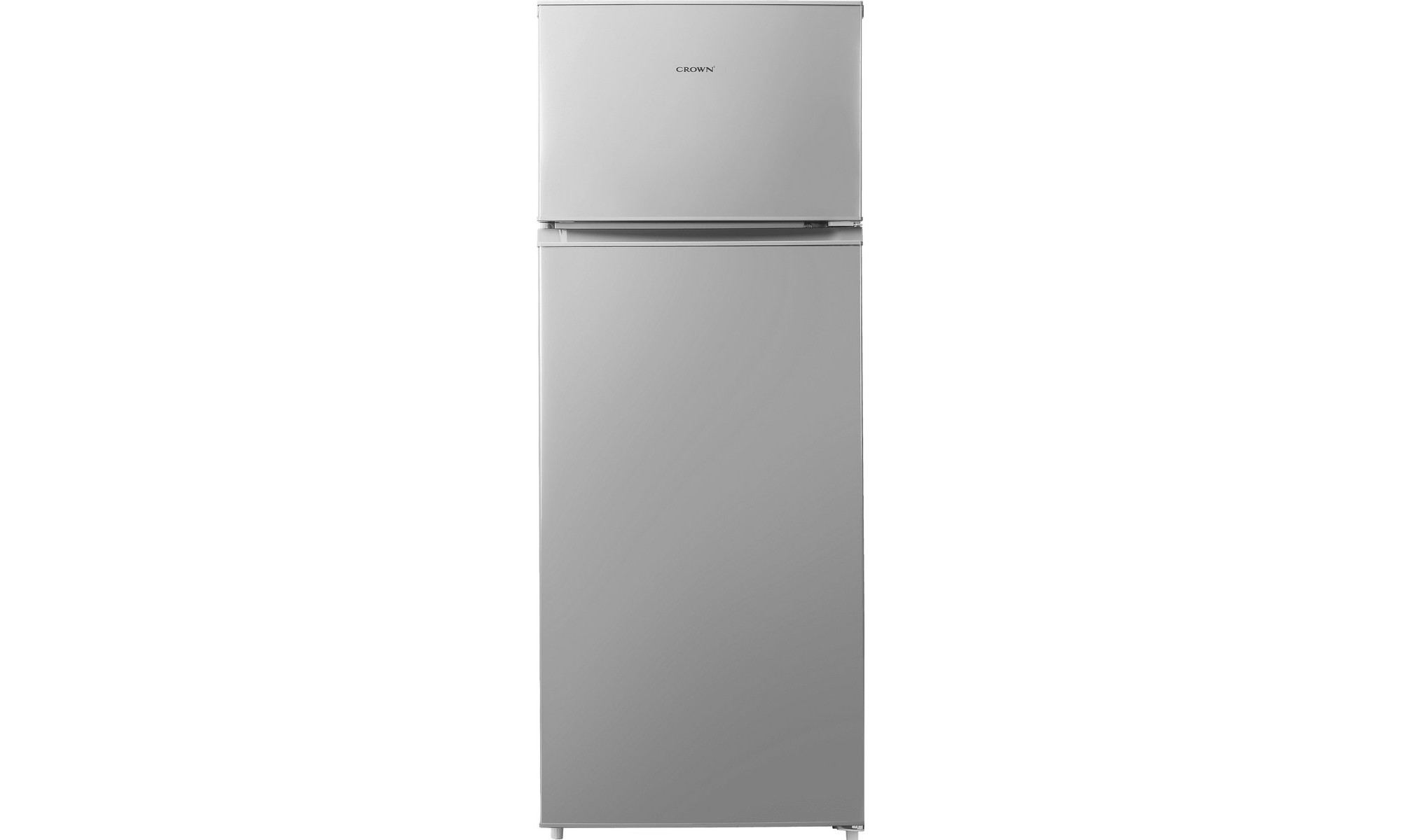 Crown DF249SI Δίπορτο Ψυγείο 210lt Υ14.3xΠ5.5xΒ5.5cm Inox