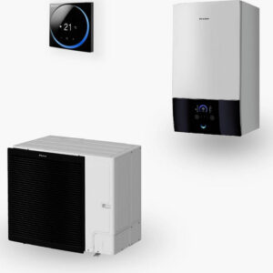 Daikin Altherma ERLA11DV3/EBBX11D6V+BRC1HHDW Αντλία Θερμότητας 11kW Μονοφασική 60°C Split