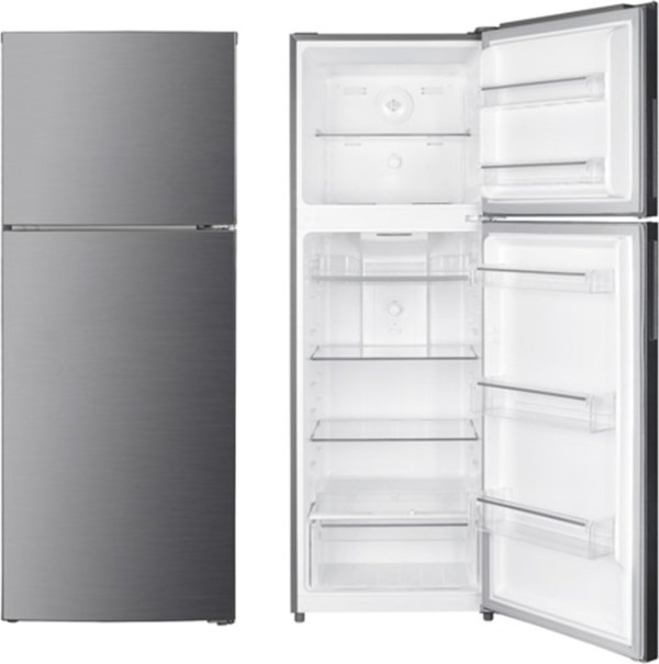 Davoline FTM 170 E IX Δίπορτο Ψυγείο 334lt Full No Frost Υ170xΠ60xΒ67cm Inox