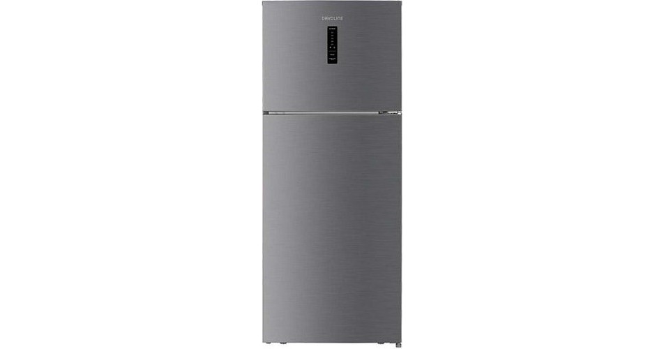 Davoline KXDN500IX Δίπορτο Ψυγείο 415lt No Frost Υ178cmxΠ70cmxΒ68cm Inox