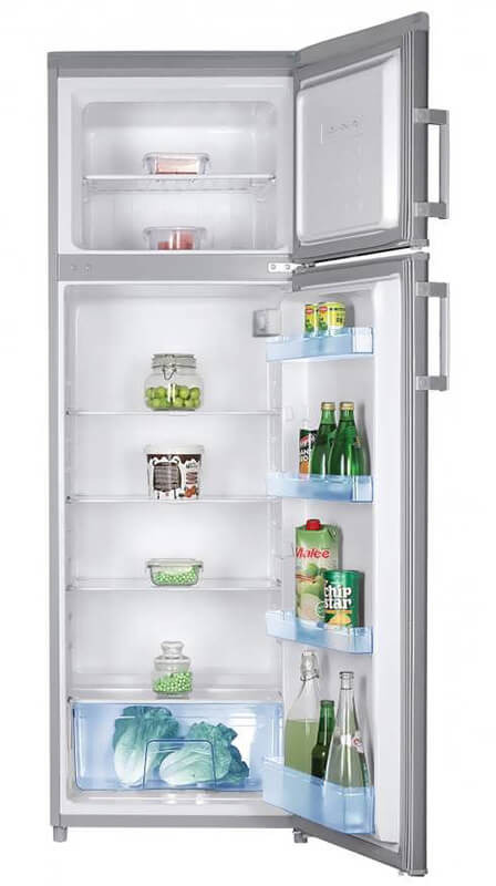 Davoline NPR 163 Δίπορτο Ψυγείο 248lt Υ165.4xΠ55xΒ58cm Inox