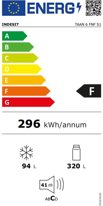 Δίπορτο Ψυγείο Indesit TAAN6FNFS1 Inox