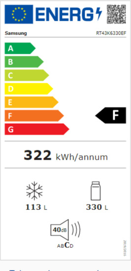 Δίπορτο Ψυγείο Samsung RT43K6330EF