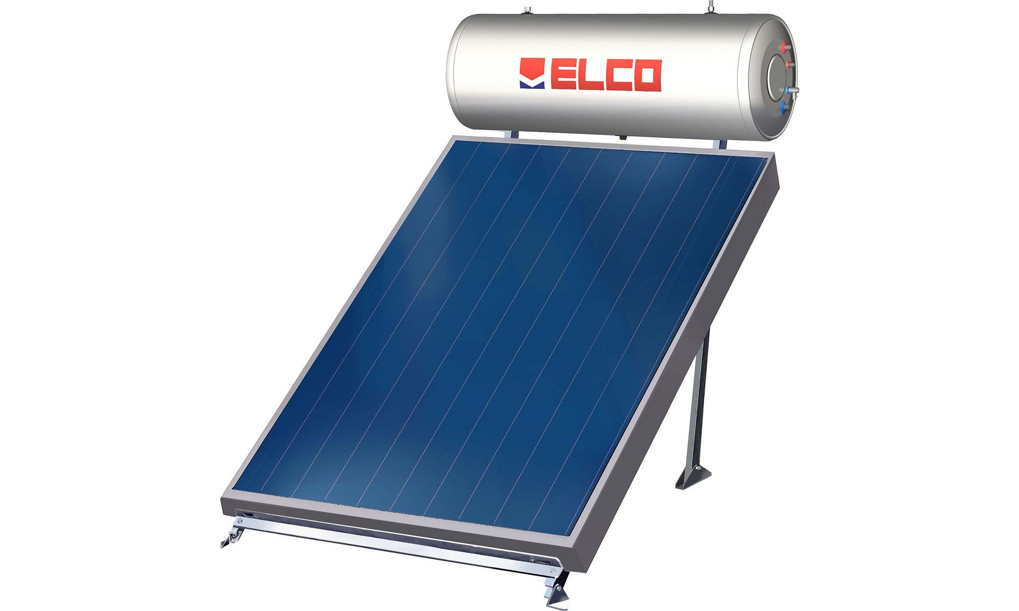 Elco Sol-Tech S2 Ηλιακός Θερμοσίφωνας 160lt 2.3m² Glass Τριπλής Ενέργειας