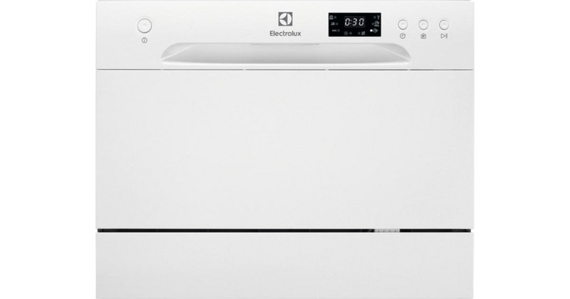 Electrolux ESF2400OW Πλυντήριο Πιάτων Πάγκου 55cm για 6 Σερβίτσια Λευκό