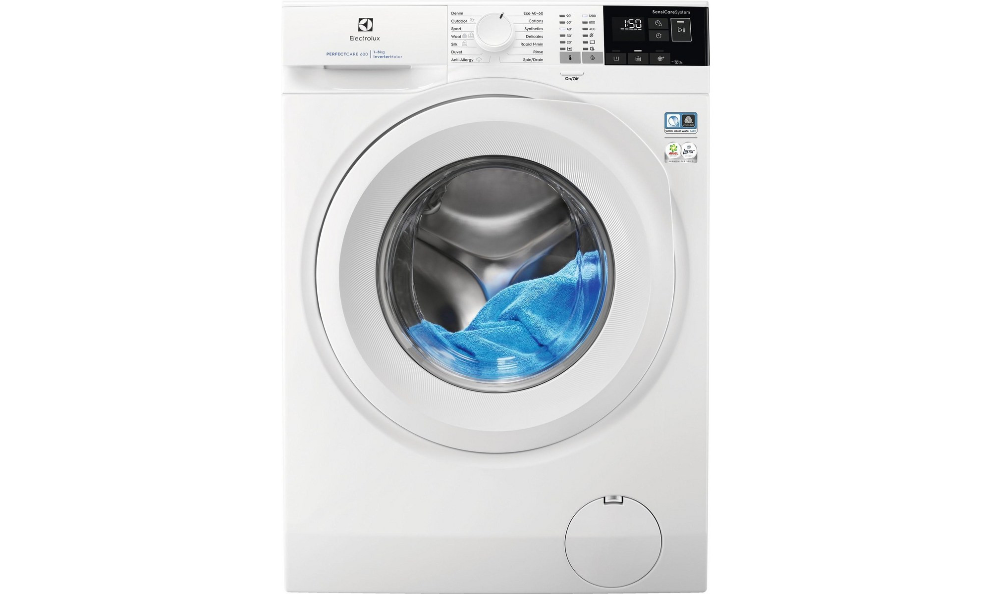 Electrolux EW6F428W Πλυντήριο Ρούχων 8kg 1200 Στροφών