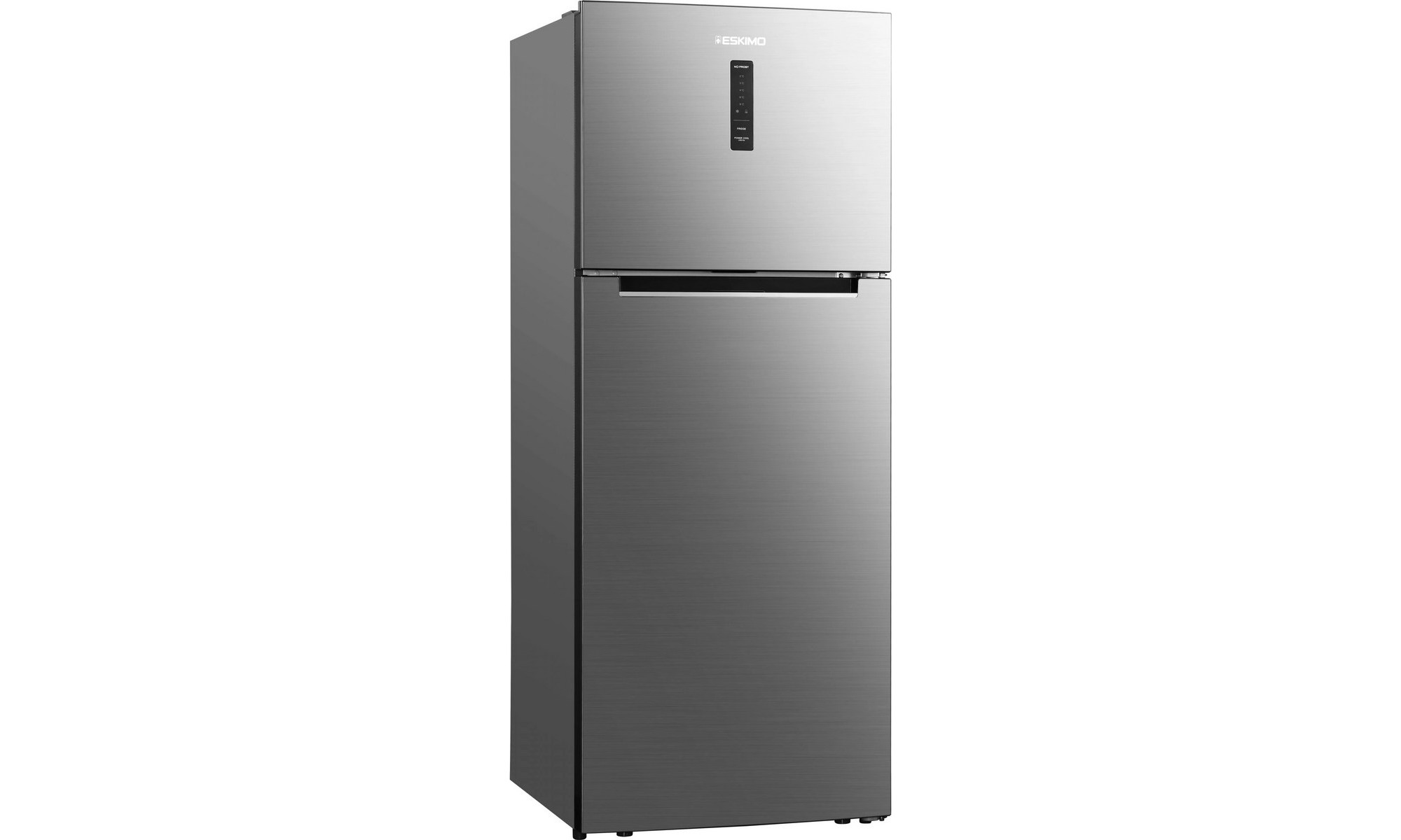 Eskimo ES RTF436NEIN Δίπορτο Ψυγείο 415lt No Frost Υ178xΠ70xΒ68cm Inox