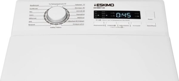 Eskimo ES WM6T12D Πλυντήριο Ρούχων Άνω Φόρτωσης 6kg 1200 Στροφών