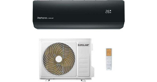 Eurolamp Zephyrus 300-28030 Black Κλιματιστικό 9000 BTU