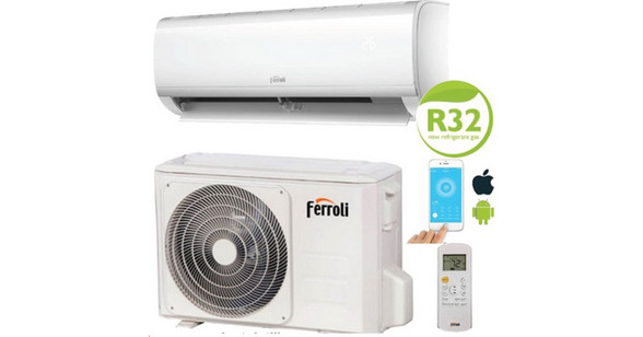 Ferroli Diamant S 12 Κλιματιστικό Inverter 12000 BTU A++/A+ με Ιονιστή και Wi-Fi