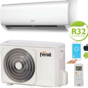 Ferroli Diamant S 9.000btu Κλιματιστικό Inverter 9000 BTU A++/A+++ με Ιονιστή και Wi-Fi