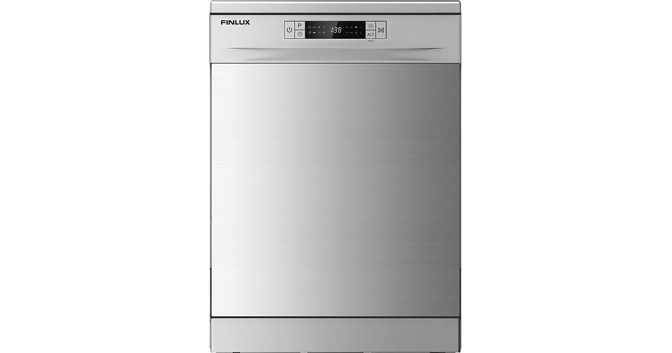 Finlux DFX60W129S Ελεύθερο Πλυντήριο Πιάτων 60cm για 15 Σερβίτσια Inox