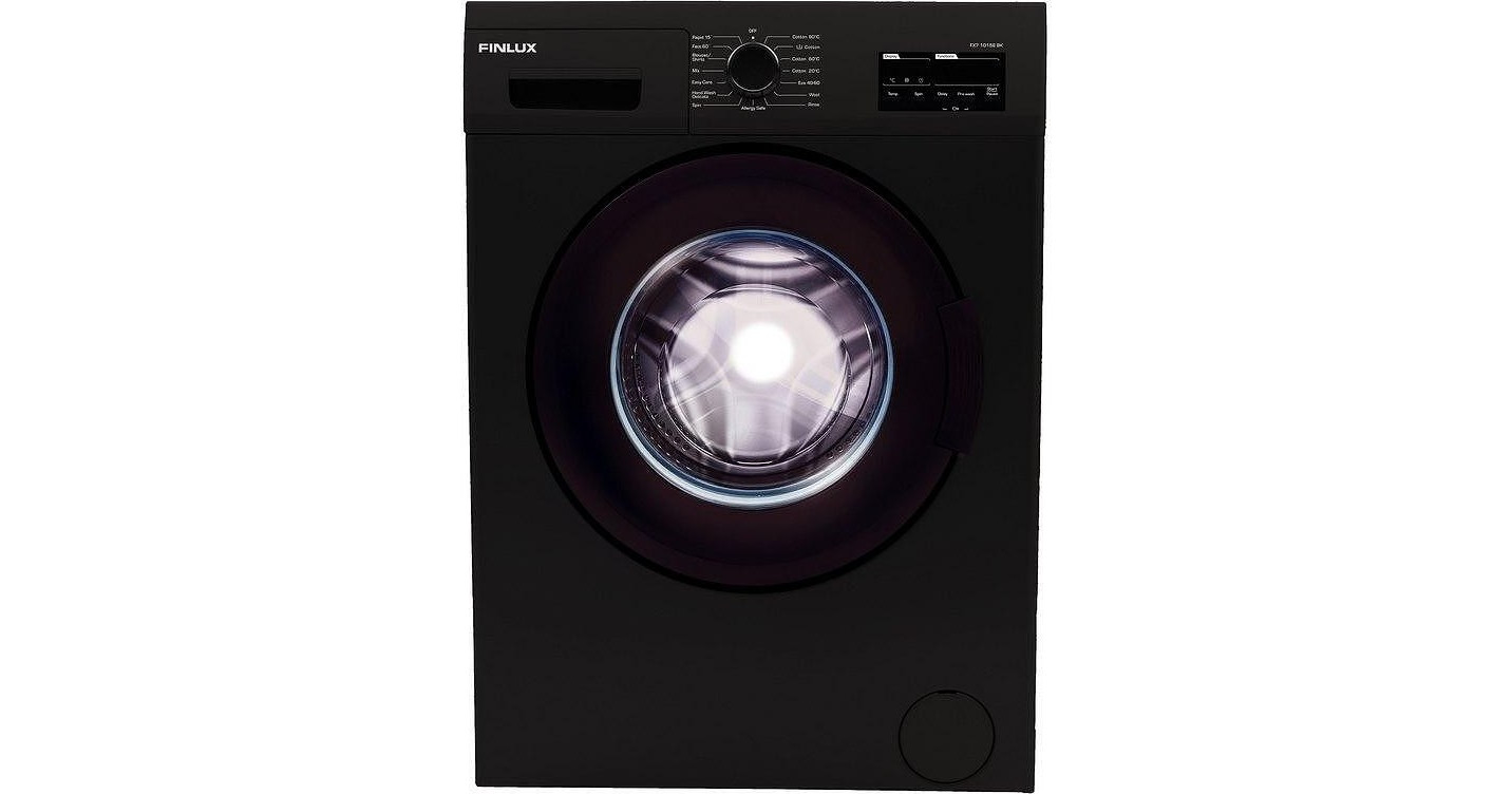 Finlux FX7 10158 BK Πλυντήριο Ρούχων 7kg 1000 Στροφών