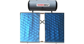 Gauzer Termomax Ηλιακός Θερμοσίφωνας 200lt 4m² Glass Διπλής Ενέργειας