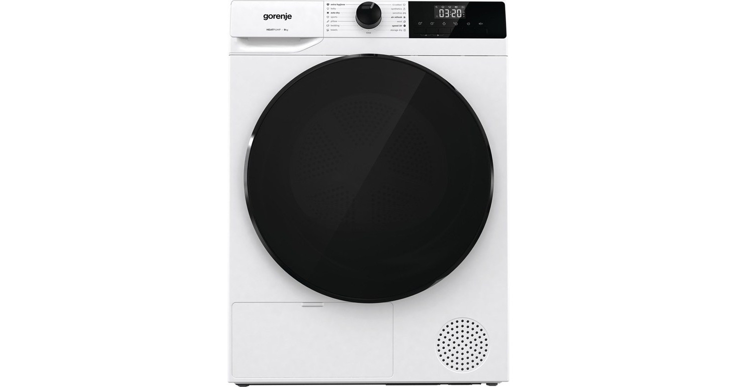 Gorenje DHNA92 Στεγνωτήριο Ρούχων 9kg A++ με Αντλία Θερμότητας