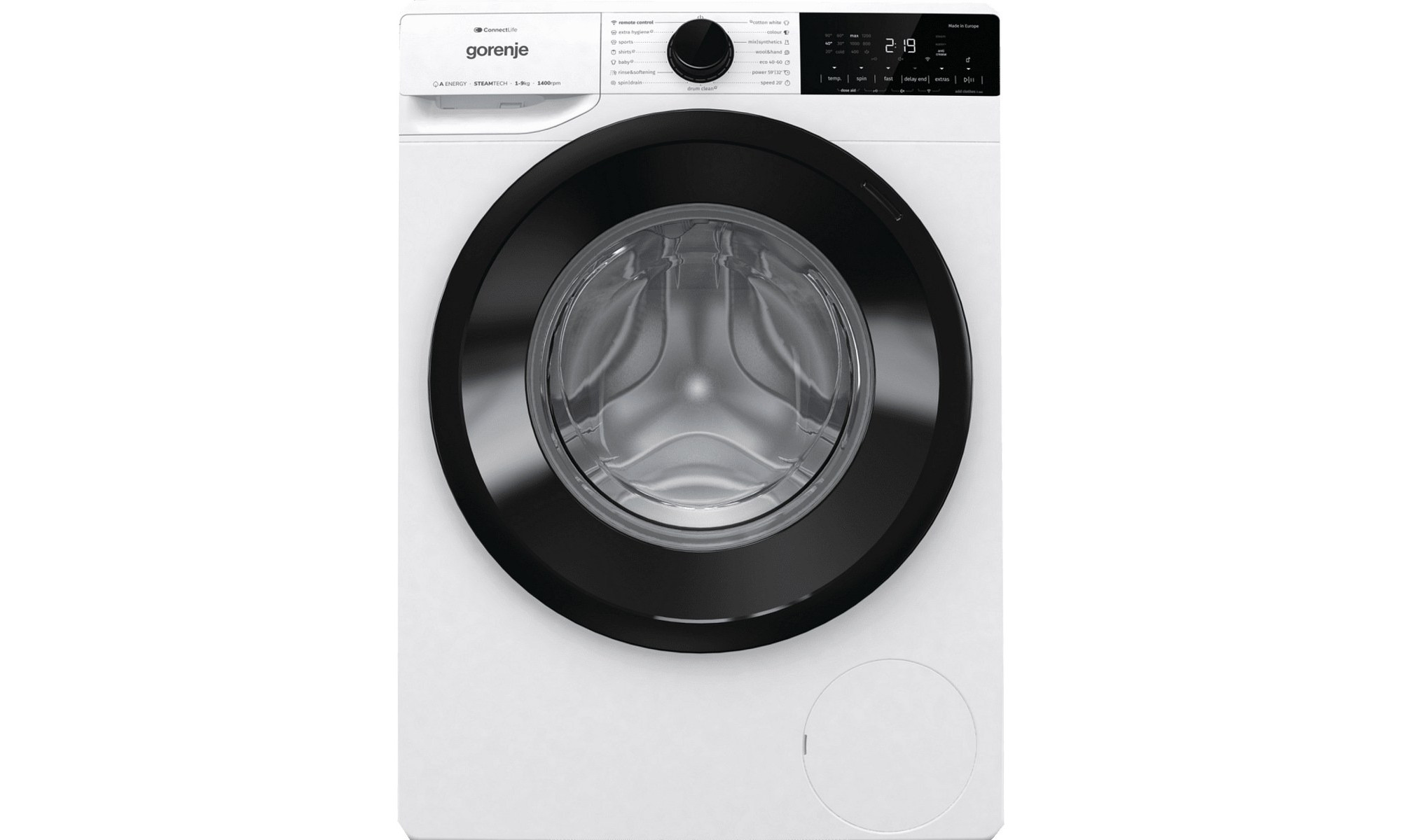 Gorenje WNA84AWIFI 1400 Πλυντήριο Ρούχων 8kg 1400 Στροφών