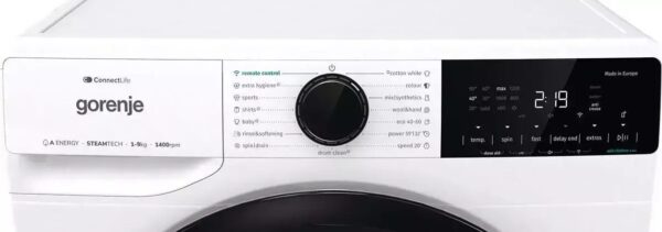 Gorenje WNA94ARWIFI Πλυντήριο Ρούχων 9kg 1400 Στροφών