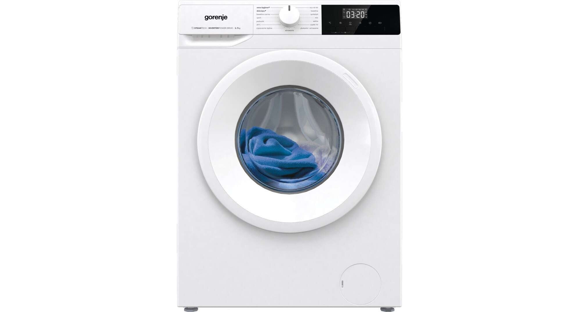 Gorenje WNHPI72SCS Πλυντήριο Ρούχων 7kg 1200 Στροφών