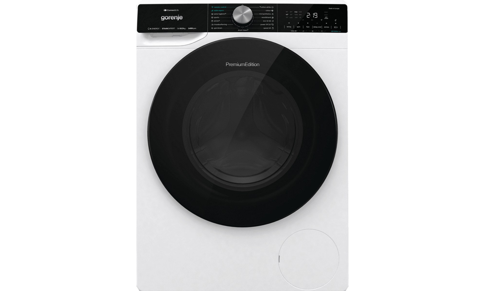 Gorenje WNS1X4ARTWIFI 1400 Πλυντήριο Ρούχων 10.5kg 1400 Στροφών