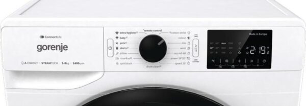 Gorenje WPNEI84A1SWIFI 1400 Πλυντήριο Ρούχων 8kg 1400 Στροφών