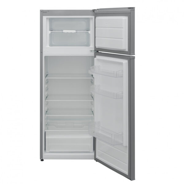 Heinner HF-V213SF+ Δίπορτο Ψυγείο 213lt Υ144xΠ54xΒ57cm Inox