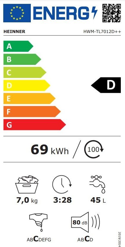 Heinner HWM-TL7012D++