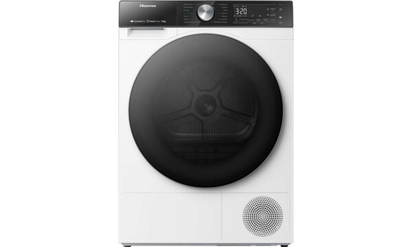 Hisense DH5S102BW Στεγνωτήριο Ρούχων 10kg A+++ με Αντλία Θερμότητας