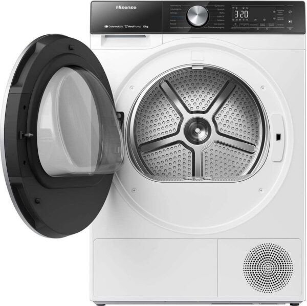 Hisense DH5S102BW Στεγνωτήριο Ρούχων 10kg A+++ με Αντλία Θερμότητας