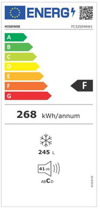 Hisense FC325D4AW1 Καταψύκτης Μπαούλο 245lt