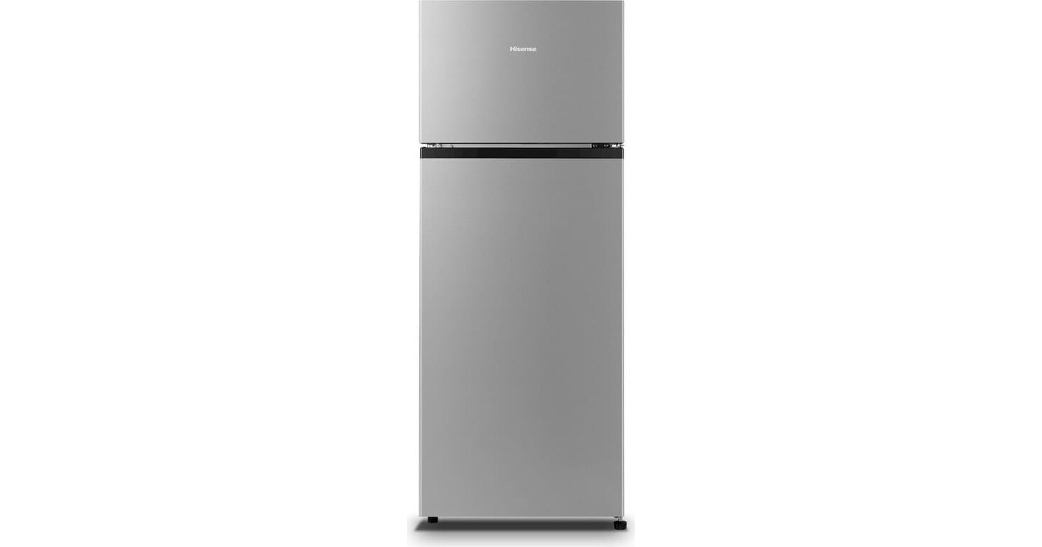 Hisense RT267D4ADE Δίπορτο Ψυγείο 206lt Υ143.6xΠ55xΒ54.2cm Inox