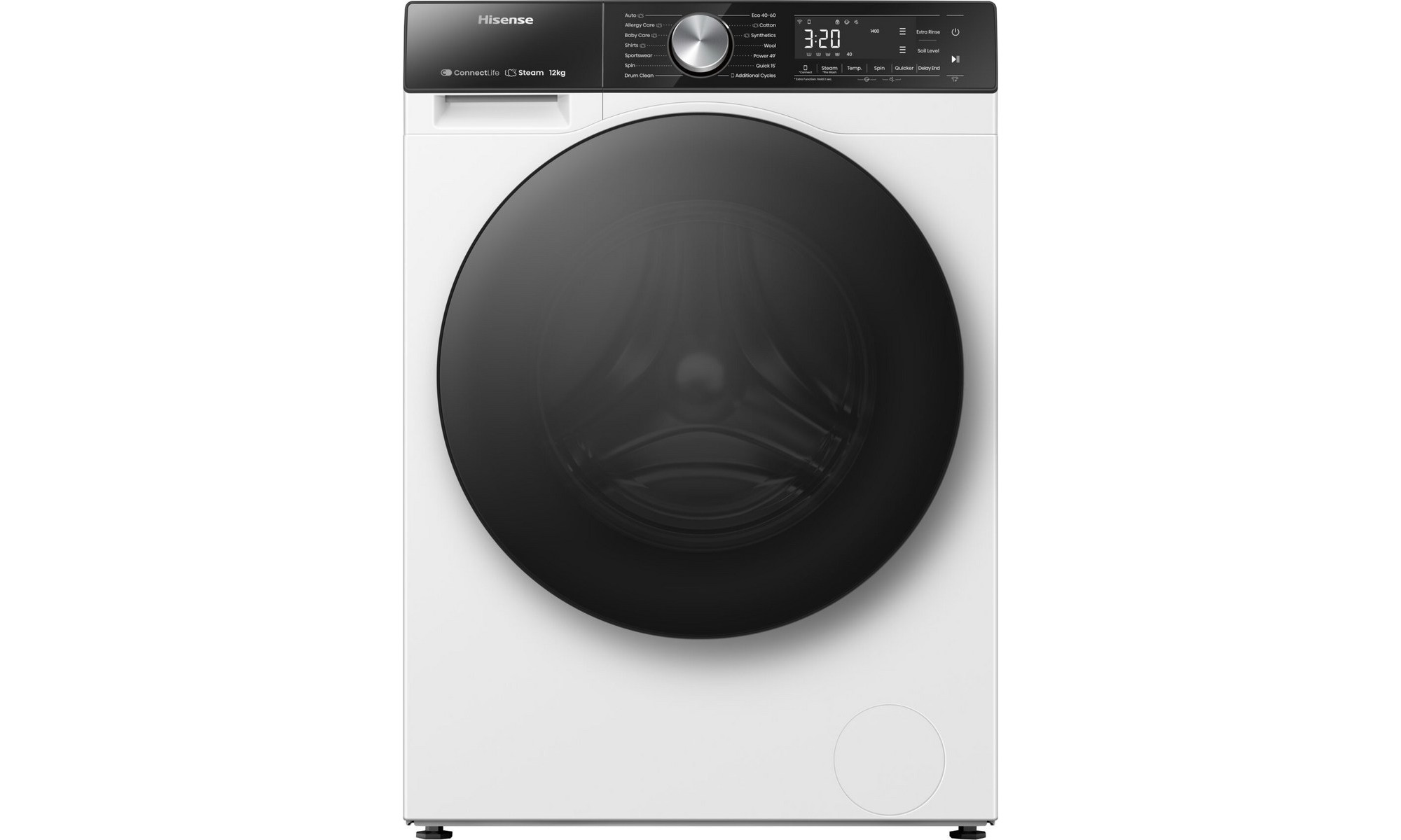 Hisense WF5S1043BW Πλυντήριο Ρούχων 10.5kg 1400 Στροφών