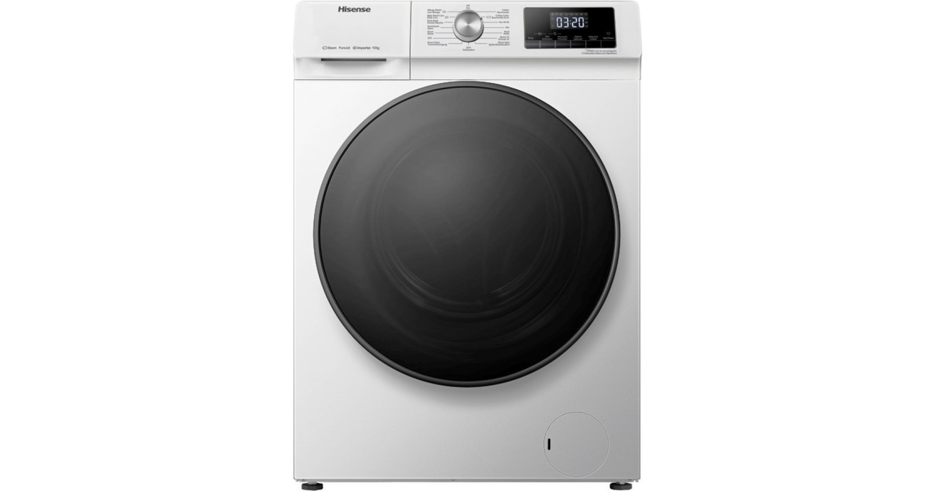 Hisense WFQA1014EVJM Πλυντήριο Ρούχων 10kg 1400 Στροφών