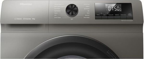 Hisense WFQP8014EVMT Πλυντήριο Ρούχων 8kg 1400 Στροφών