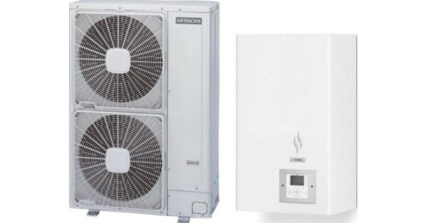 Hitachi Yutaki-S RWM-10.0NE / RAS-10WHNPE Αντλία Θερμότητας 24kW Τριφασική Split