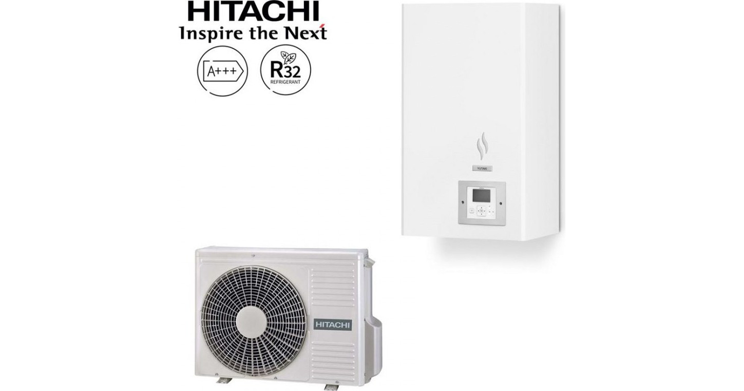 Hitachi Yutaki S- RWM-2.5R1E/RAS-2.5WHVRP Αντλία Θερμότητας 6kW Μονοφασική Split