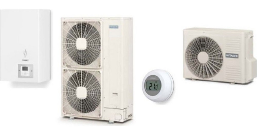 Hitachi Yutaki S- RWM-5.0NE/RAS-5WHVNPE Αντλία Θερμότητας 14kW Μονοφασική Split