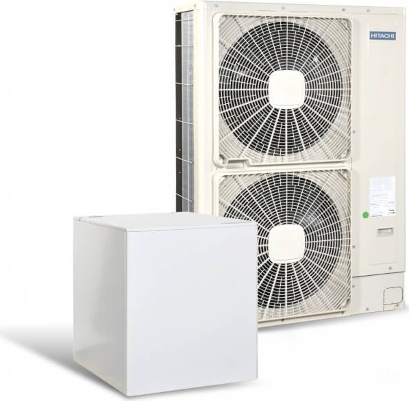 Hitachi Yutaki-S80 RWH-6.0NFE / RAS-6WHNPE Αντλία Θερμότητας 17.8kW Τριφασική Split