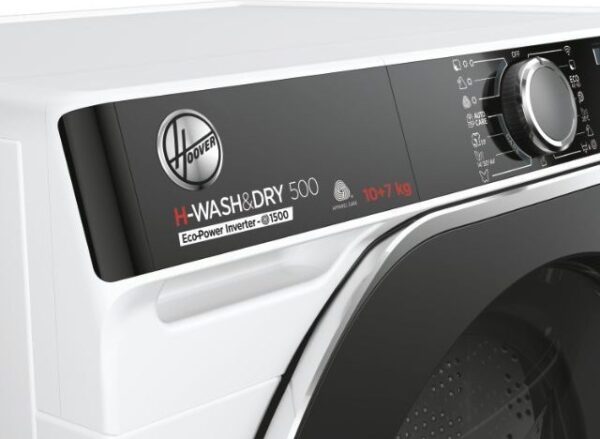 Hoover H-Wash&DRY 500 HDP 5107AMBC/1-S Πλυντήριο Στεγνωτήριο Ρούχων 10kg Ατμού 1500 Στροφές