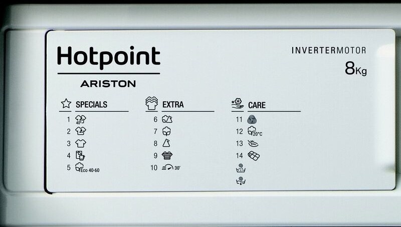 Hotpoint-Ariston BI WMHG 81484 EU Πλυντήριο Ρούχων 8kg 1351 Στροφών