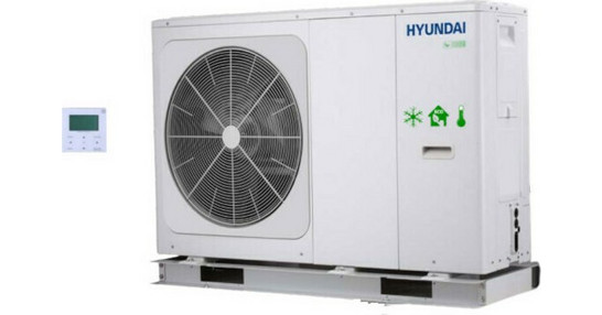 Hyundai HYHC-V10W/D2N8-B Αντλία Θερμότητας 10kW Μονοφασική Monoblock