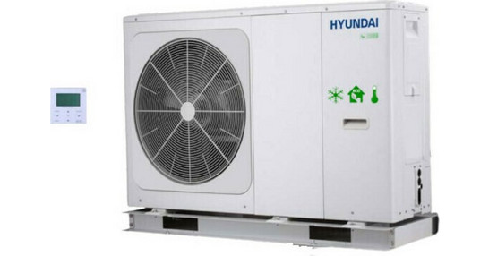 Hyundai MHC-V30W/DR2N8 Αντλία Θερμότητας 30kW Τριφασική 65°C Monoblock