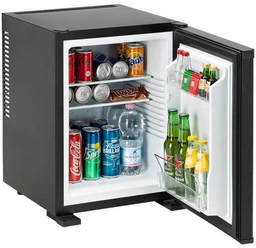 IndelB Breeze T40 Ψυγείο Mini Bar 32lt Full No Frost Υ54.5xΠ40.5xΒ44.3cm Μαύρο