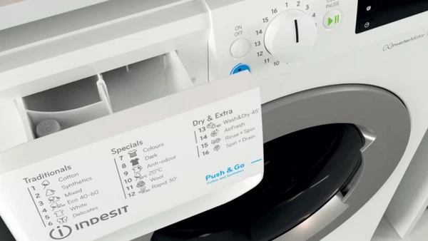 Indesit BDE 107624 8WS EE Πλυντήριο Στεγνωτήριο Ρούχων 10kg / 7kg 1600 Στροφές