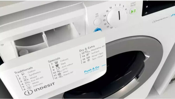 Indesit BDE 76435 9WS E Πλυντήριο Στεγνωτήριο Ρούχων 7kg / 6kg 1400 Στροφές